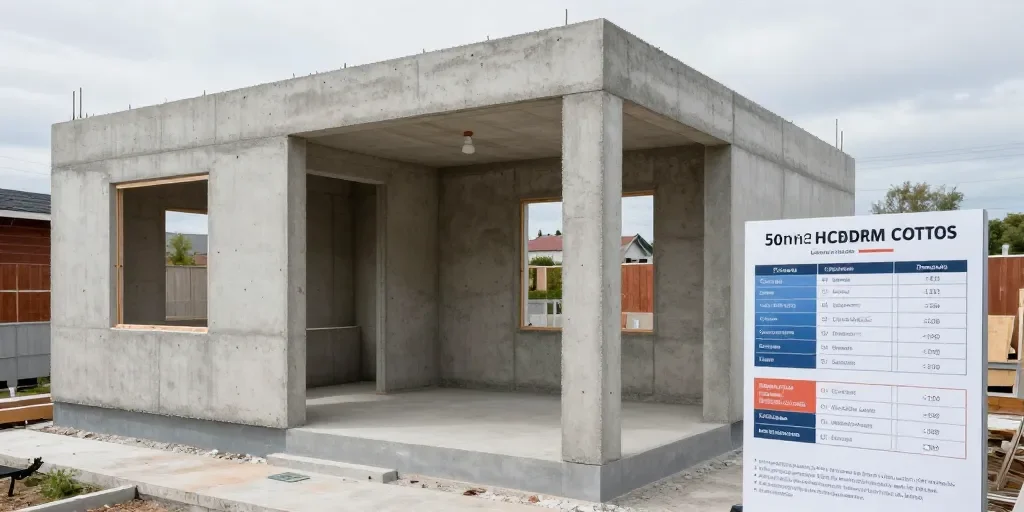 Casas prefabricadas hormigón 50m2 precios: lo que nadie te dice sobre el coste real antes de contratar